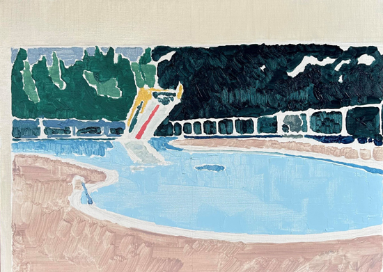 Landscape-Pool-  2023　宮岡俊夫